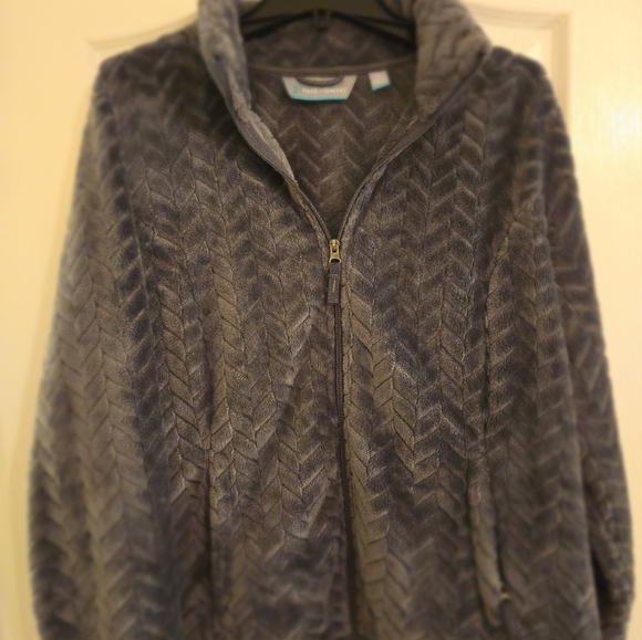 Women’s FREE COUNTRY XL plush jacketBraided Butter Design Like New - Picture 3 of 11
